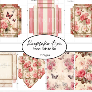 Keepsake Box Rose Edition Digital Printables