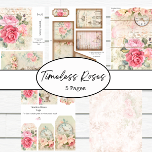 Timeless Roses Folio Kit Digital Printables