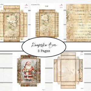 Holiday Keepsake Box Digital Printables