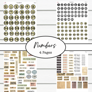 Numbers Digital Printables