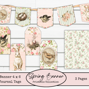 Spring Banner Digital Printables