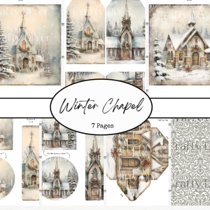 Winter Chapel Digital Printables