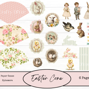 Easter Cone Digital Printables