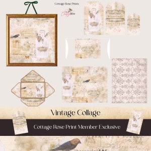 Vintage Collage Digital Printable