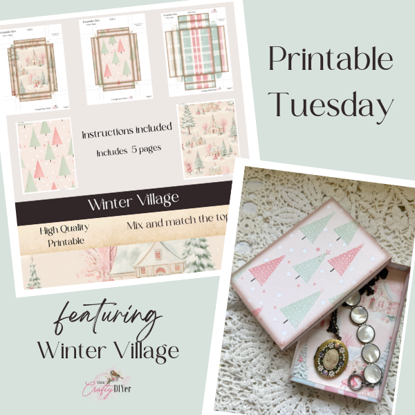 Printable Tuesday:   Keepsake Box