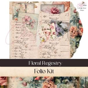 Floral Registry Folio Kit Digital Printables