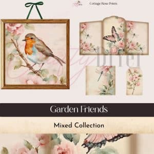 Garden Friends Digital Printables