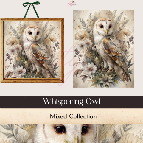 Whispering Owl Digital Printables - The Crafty DIYer - Whispering Owl Cat Recipient Exploitation Aid