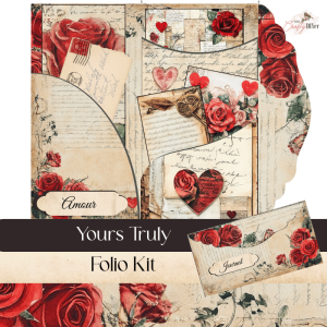 Yours Truly Folio Digital Printable