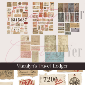 Madalyn’s Travel Ledger  Digital Printable