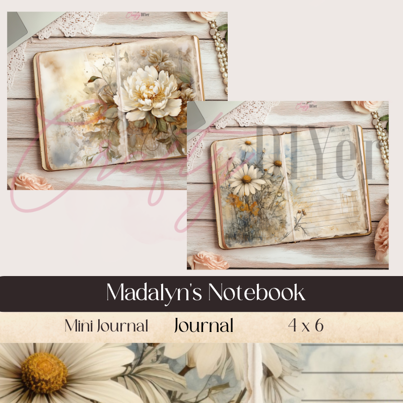 Madalyn’s Notebook Digital Printable