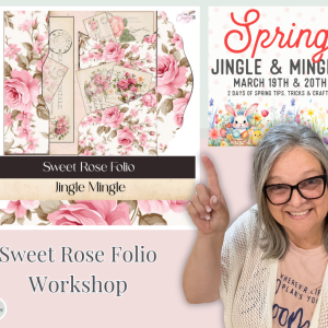 Sweet Rose Folio (Jingle Mingle) Digital Printable