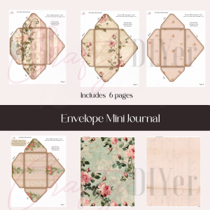 Envelope Mini Journal Digital Printable