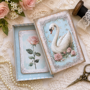 Tea Party-Keepsake Box  Digital Printable