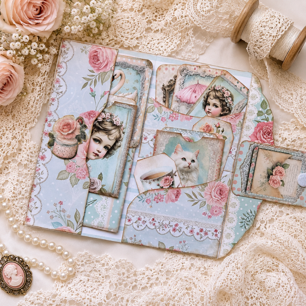 Tea Parlour Folio Digital Printable