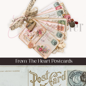 From The Heart Postcards Digital Kit