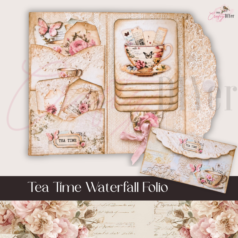Tea Time Waterfall Folio Digital Kit