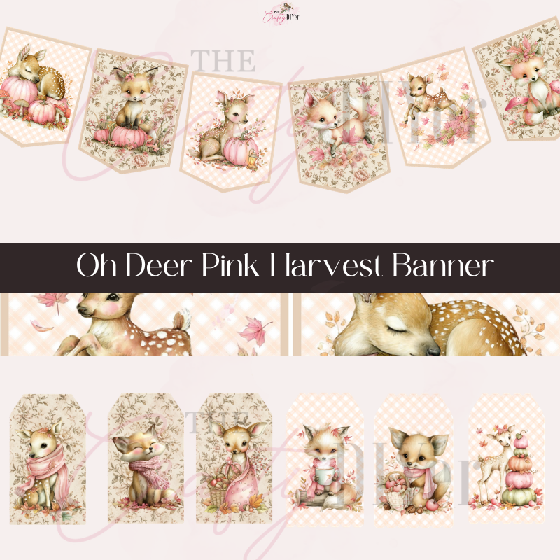Oh Deer Pink Harvest Digital Kit